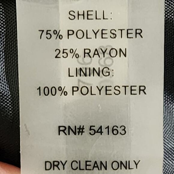 Calvin Klein Academia pin striped Tailored Fitted Blazer Jacket Size 8 Medium - Picture 4 of 6